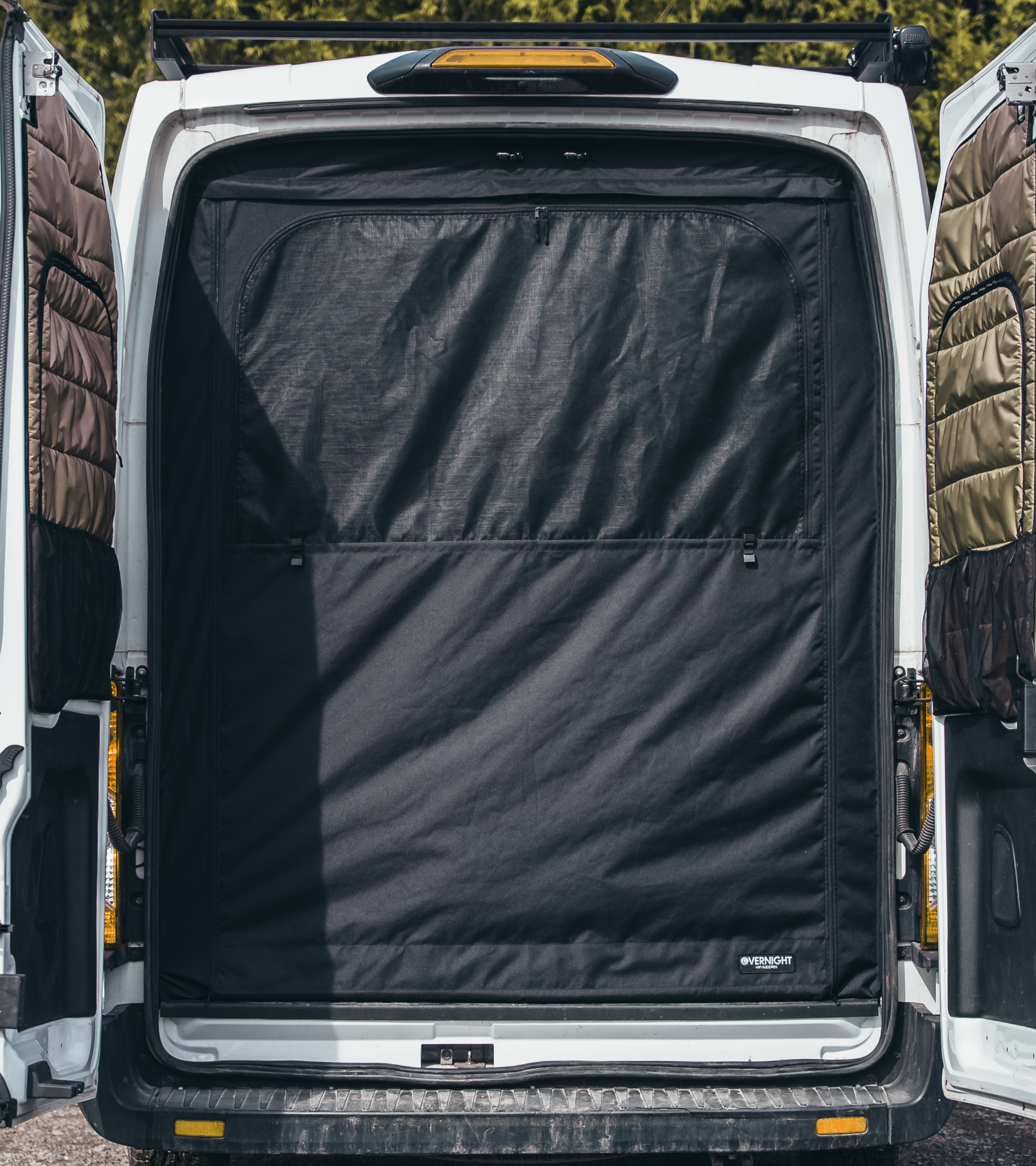 Transit rear door screen (Medium roof)
