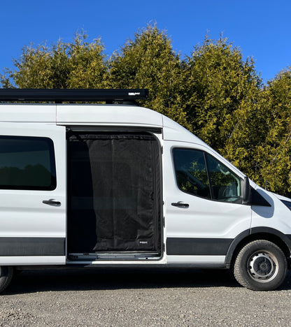 Transit side door screen
